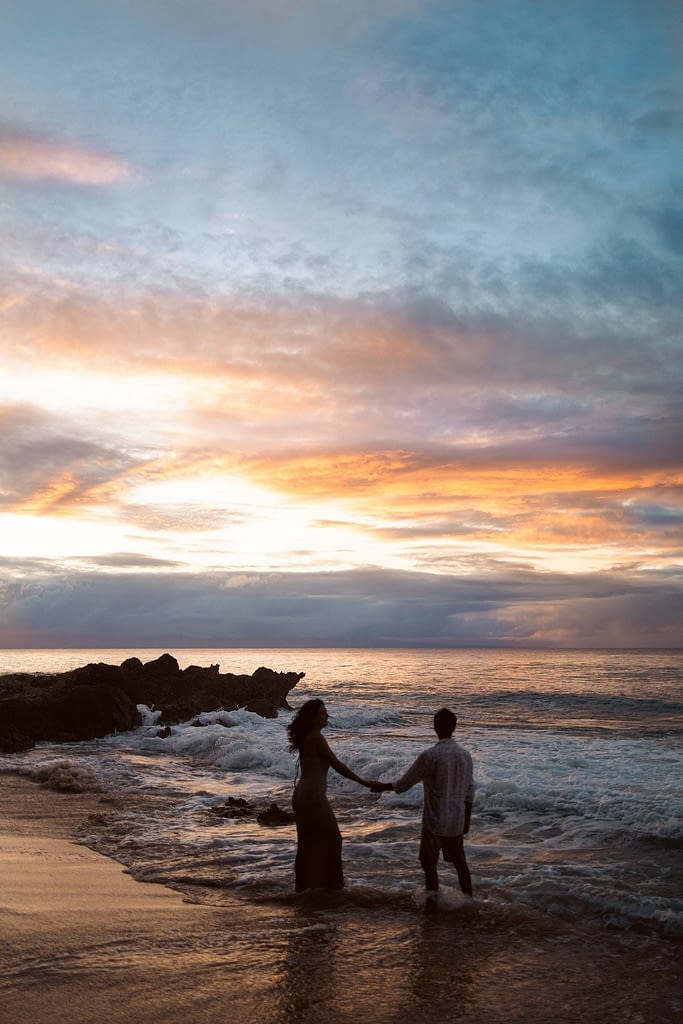 photographe pour couple amoureux sur la plage