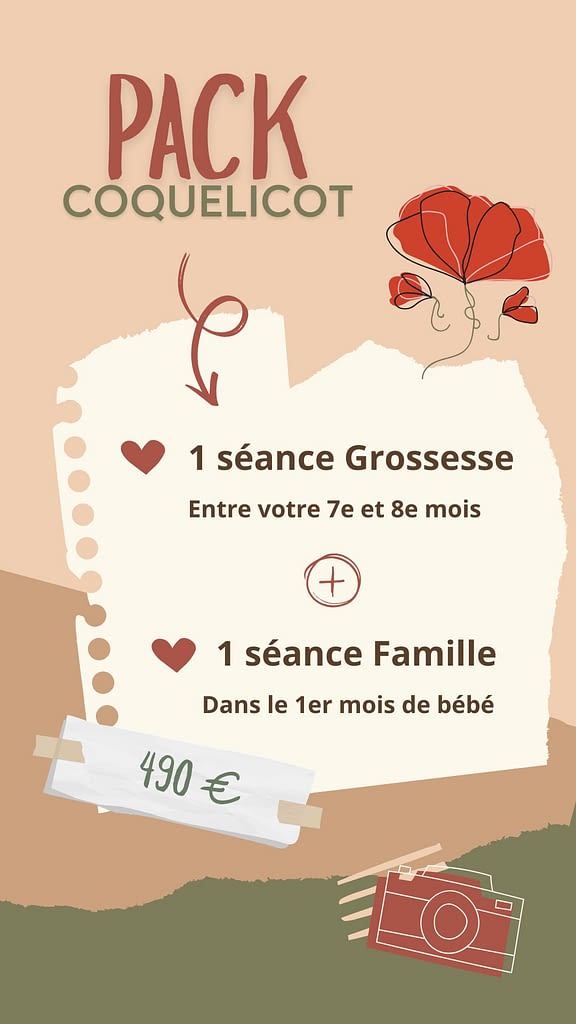 Tarif du pack Coquelicot